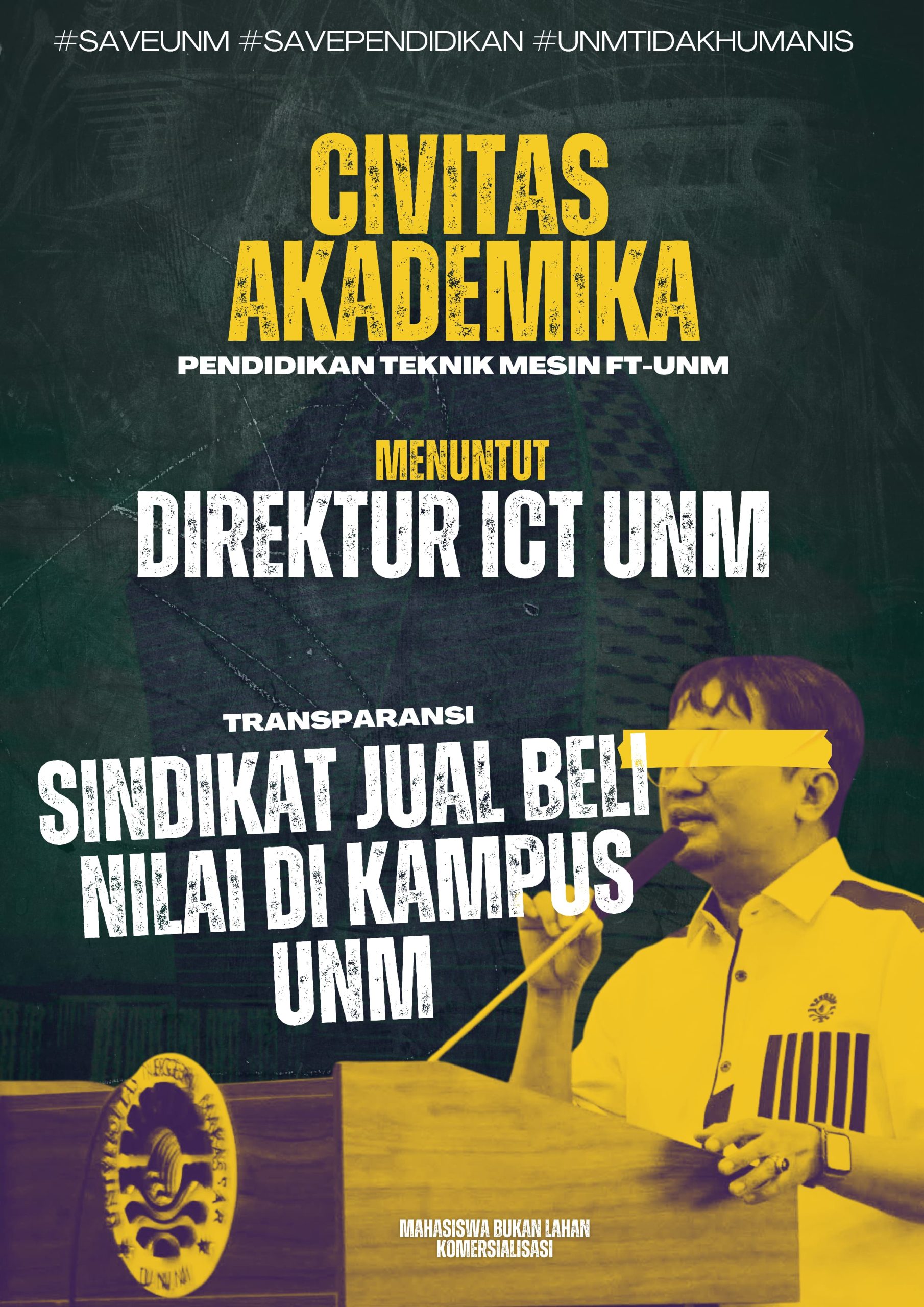 Civitas Akademika Teknik Mesin FT-UNM Desak Transparansi Sindikat Nilai