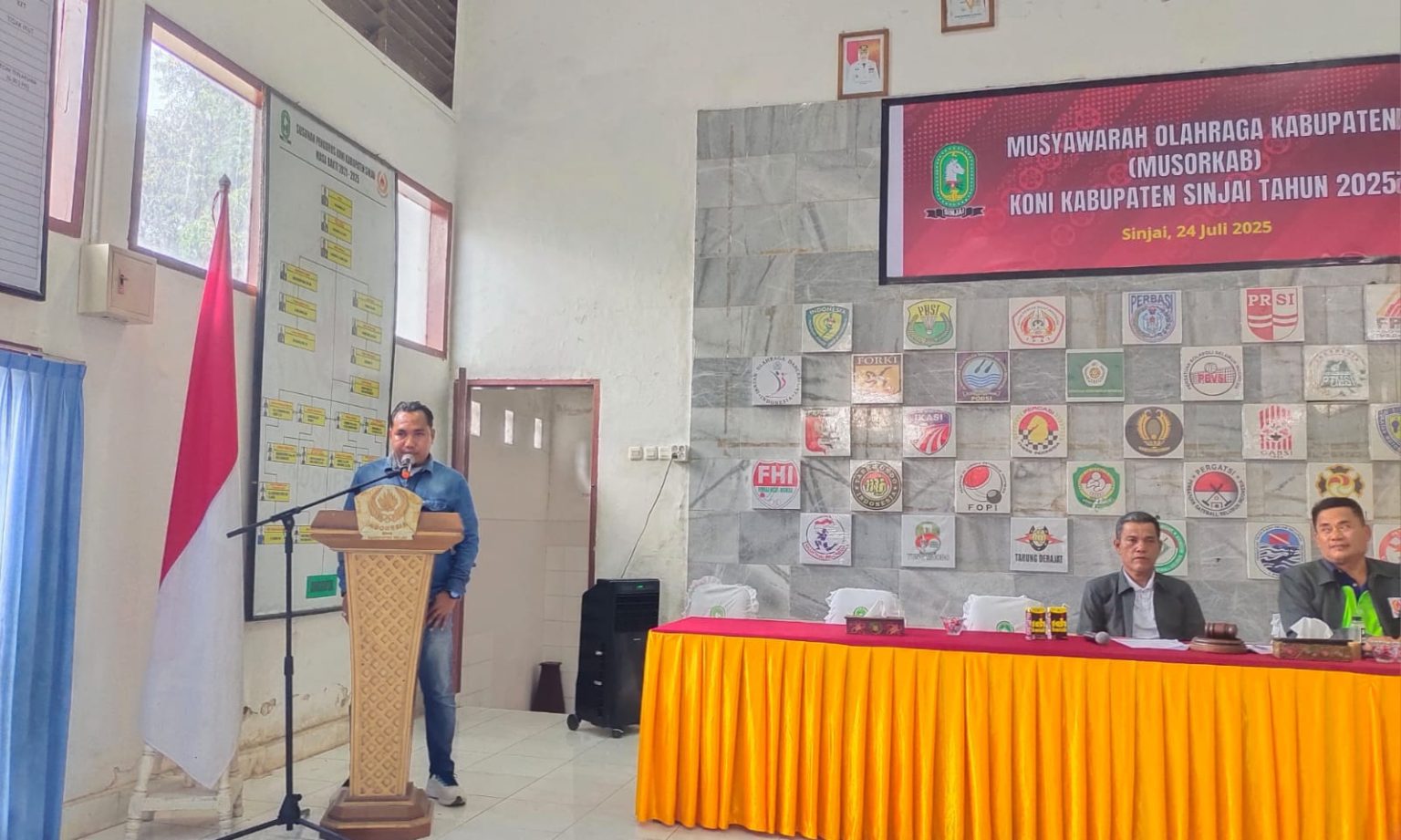 Iptu Rahman Terpilih Secara Aklamasi Ketua KONI Sinjai