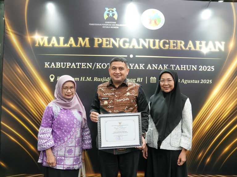 Kota Makassar Ukir Prestasi, Raih KLA Kategori Nindya 2025