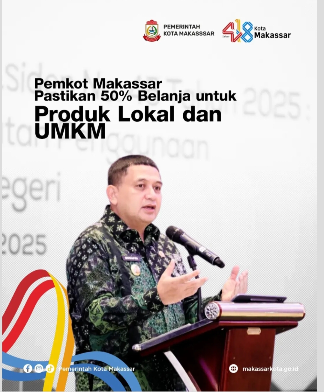 Pemkot Makassar Pastikan 50 Persen Belanja Pemerintah Dialokasikan untuk Produk Lokal dan UMKM