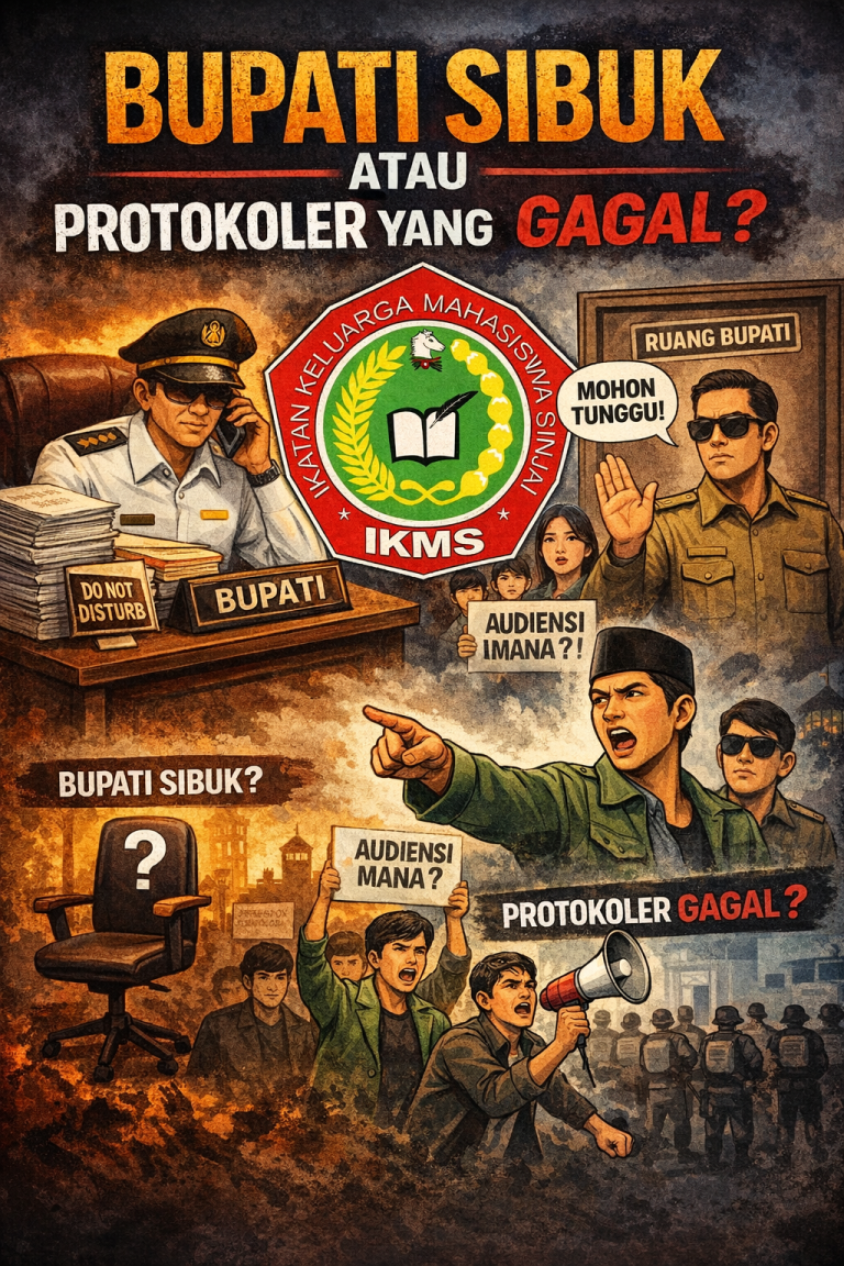 Bupati sibuk atau protokoler gagal_